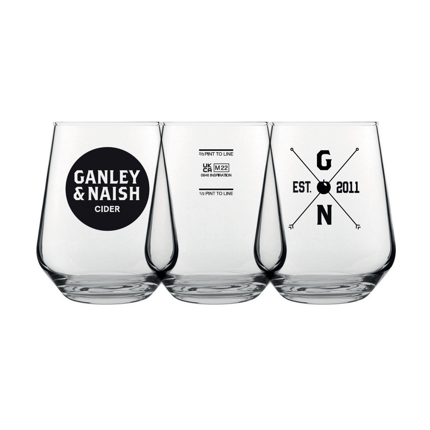 Ganley & Naish Glass (440ml)